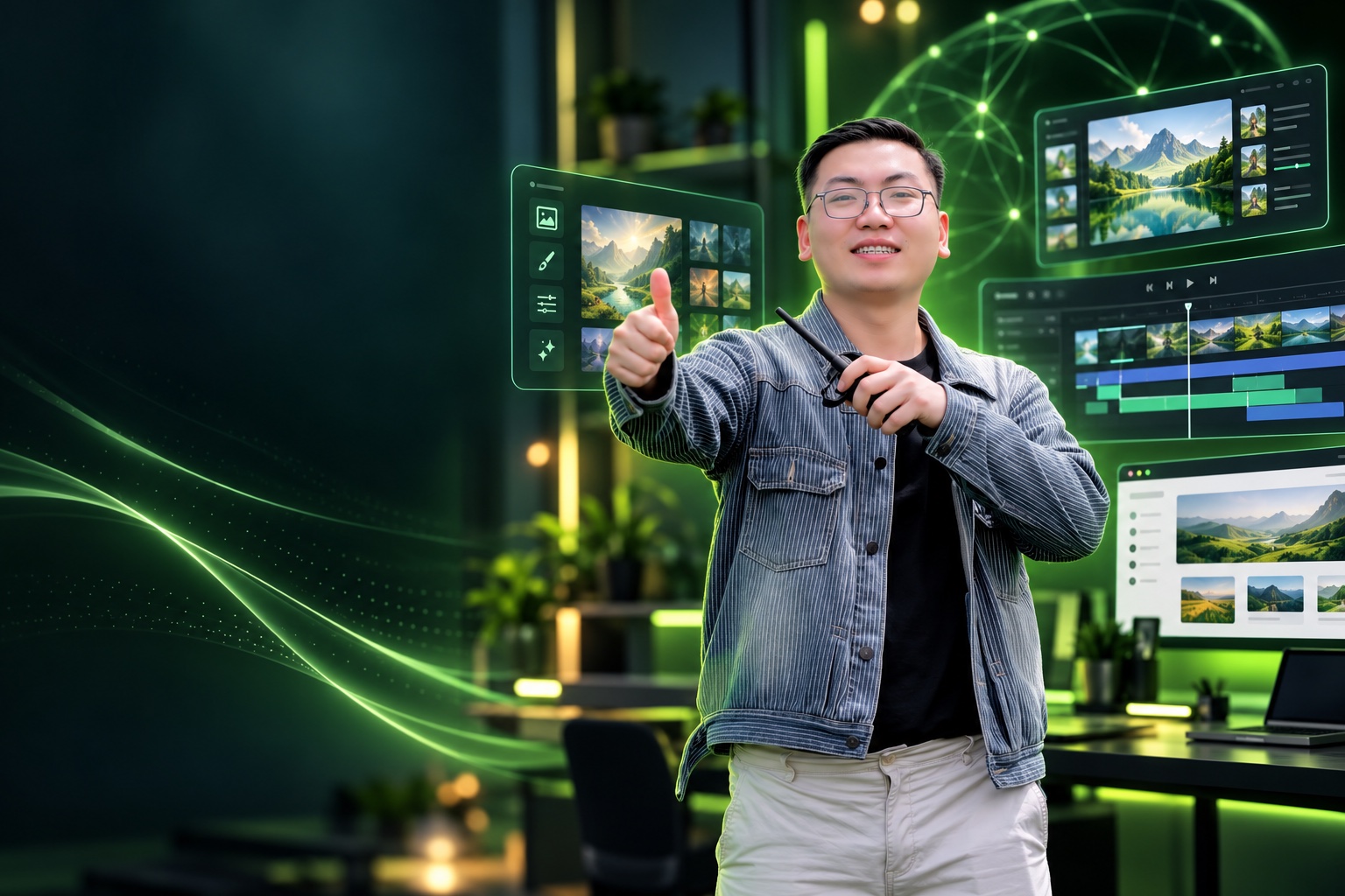 Giảng viên khóa học LÀM CHỦ AI trong không gian mô phỏng sáng tạo content, video và website bằng AI